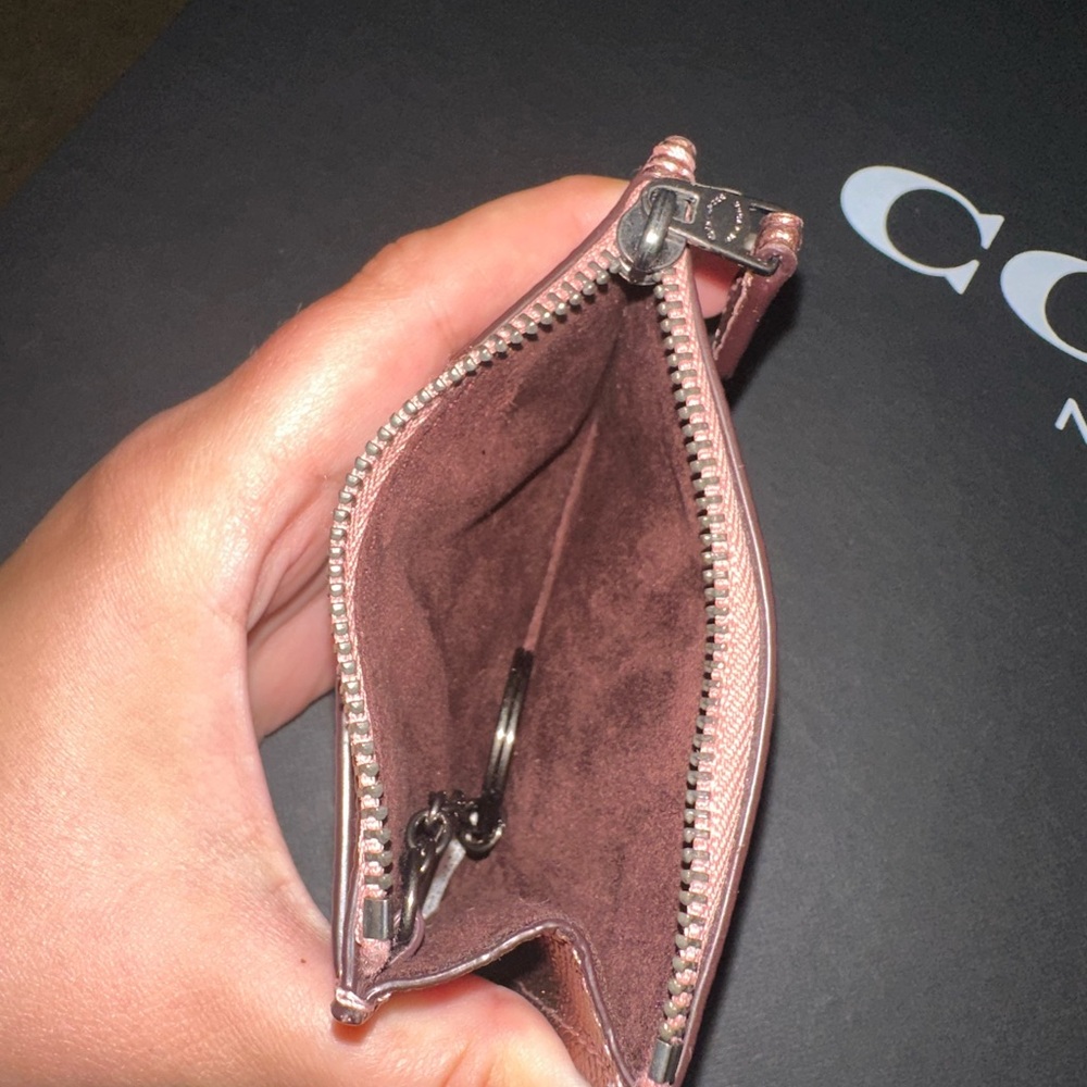 Coach Rose Gold Card Holder - Picture 2 of 4